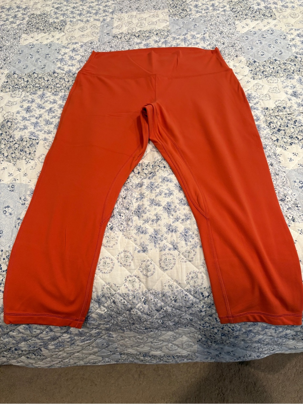 Lululemon Leggings Burnt Sienna Color Size 14 women’s